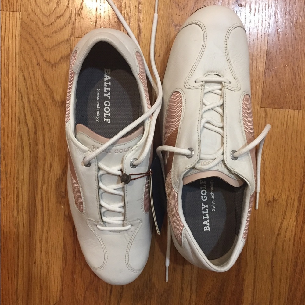 BALLY Birdie Golf shoes  Pink & White 10.5 - - Picture 7 of 9